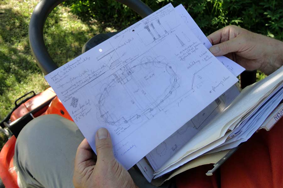 willow-ellipse - sculptures in the sculpture park, Open Air Museum POAM