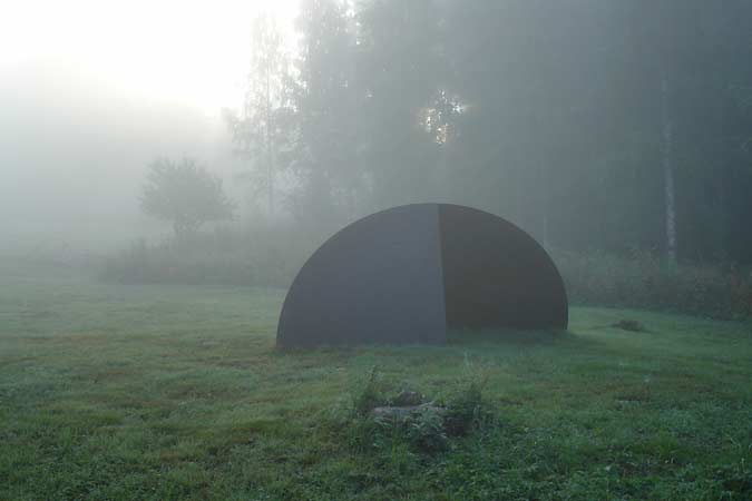 cor-ten steel sculpture - sculptures in the sculpture park, Open Air Museum POAM